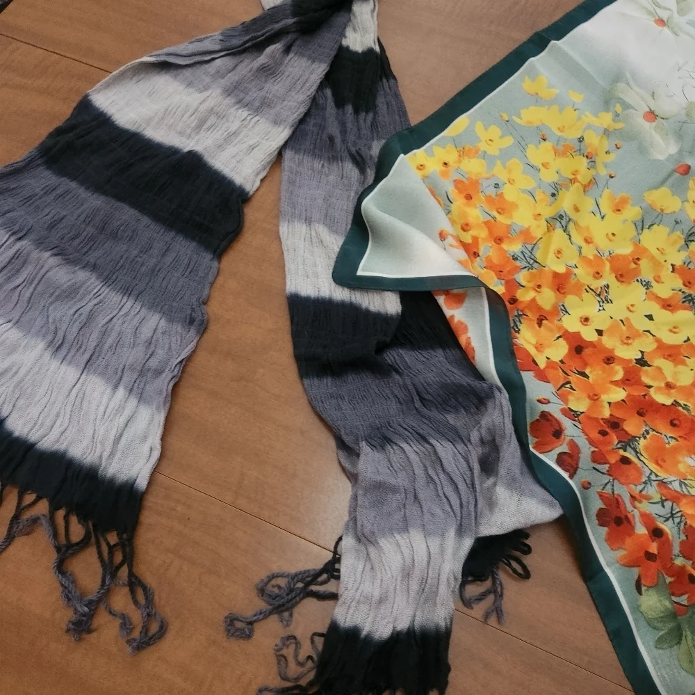 Two Fashion Scarves